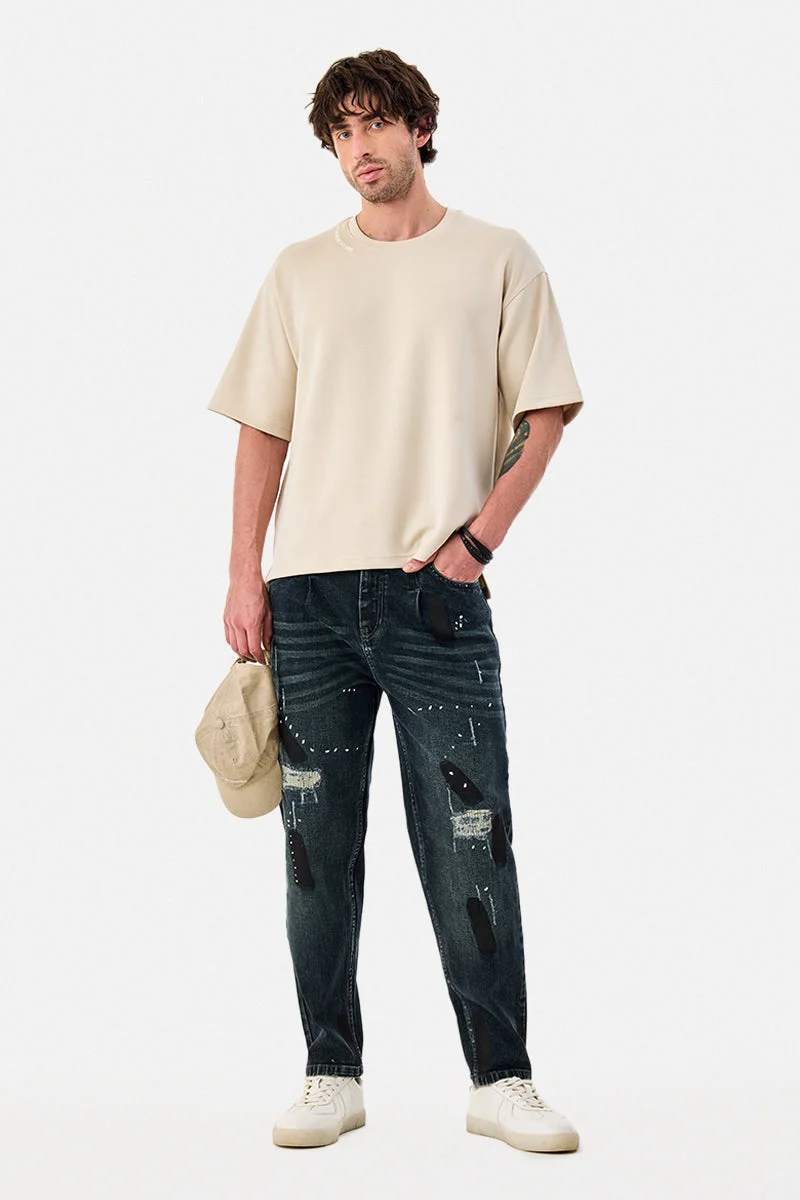 سنيتش Stretch Oversized T-Shirt